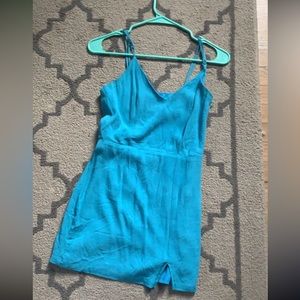 revolve superdown blue mini dress